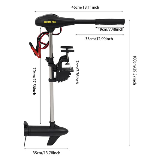 Electric Trolling Motor for Fishing and Inflatable Boats