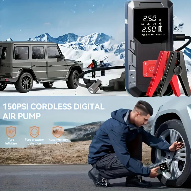 Seven In One Portable Car Jump Starter