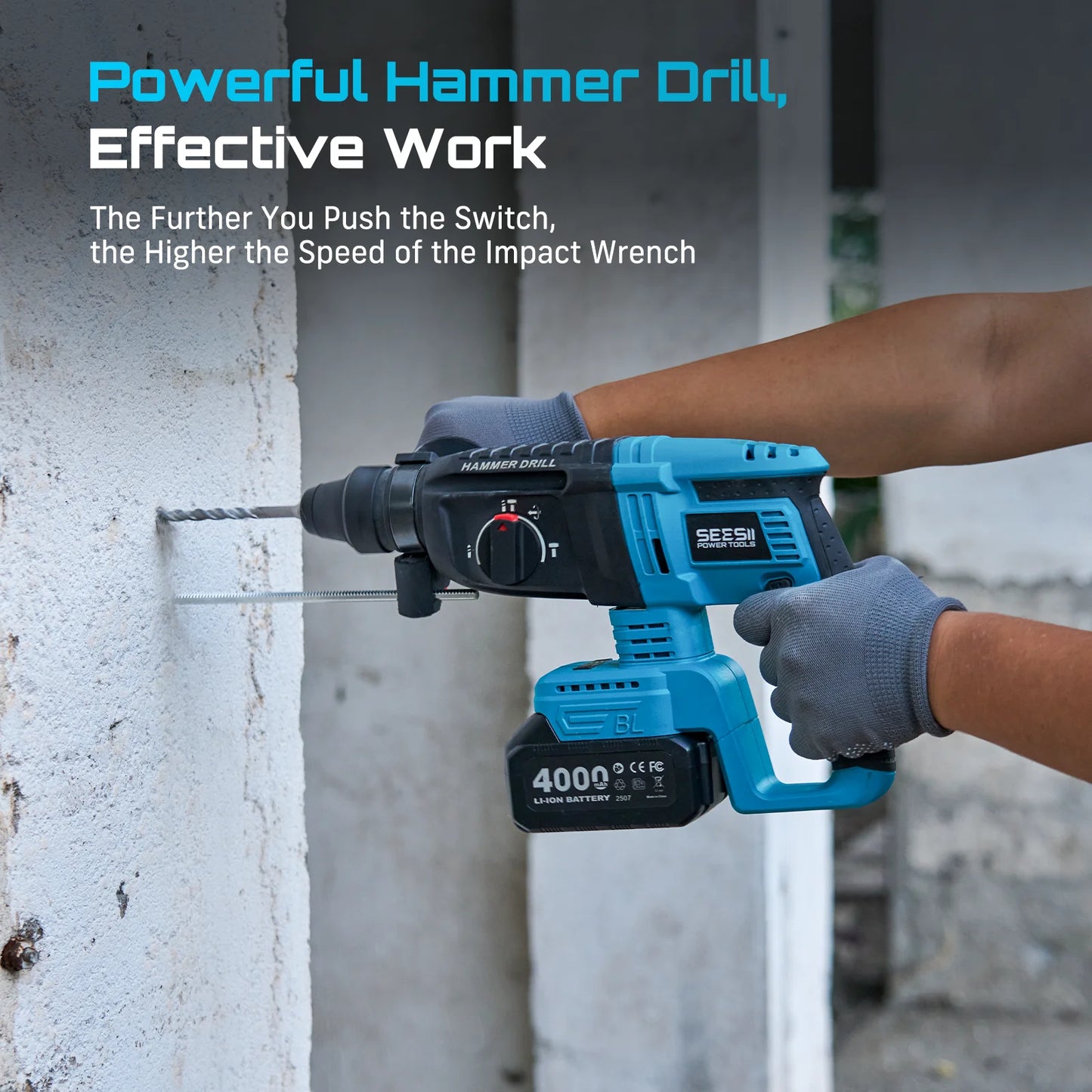 Seesii Trio Cordless Power Tool Kit With Batteries