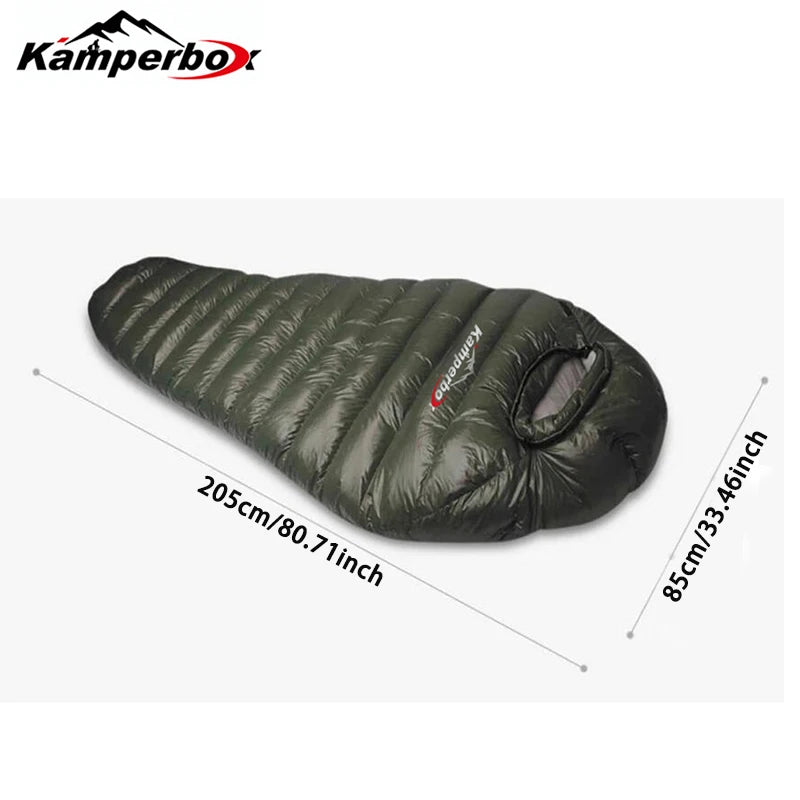Kamperbox Winter Duck Down Sleeping Bag For Camping