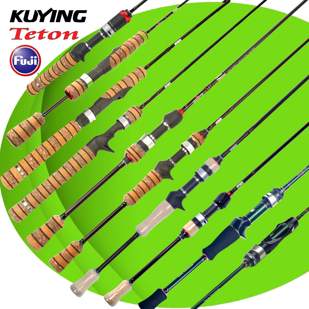 Kuying Teton Carbon Fishing Rod for Spinning and Casting