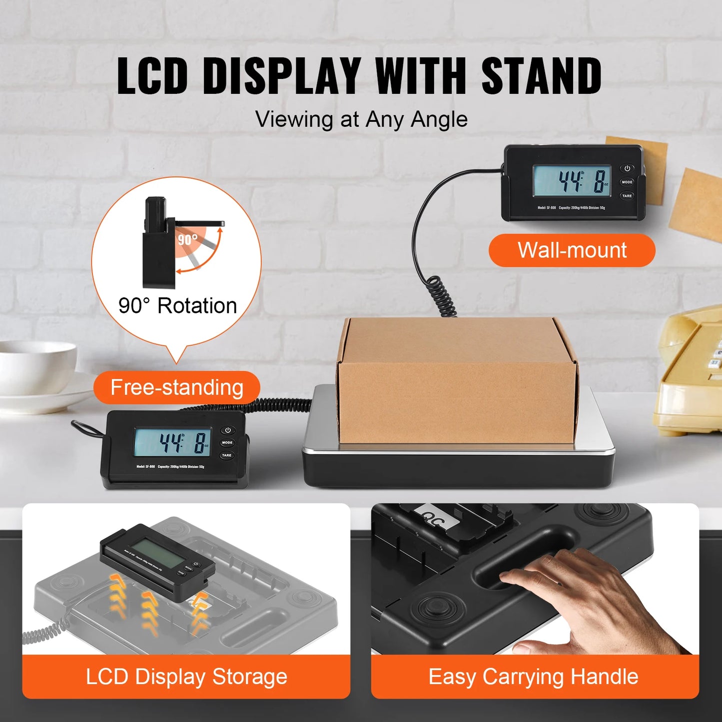 SucceBuy Digital Shipping Scale With Tare Function