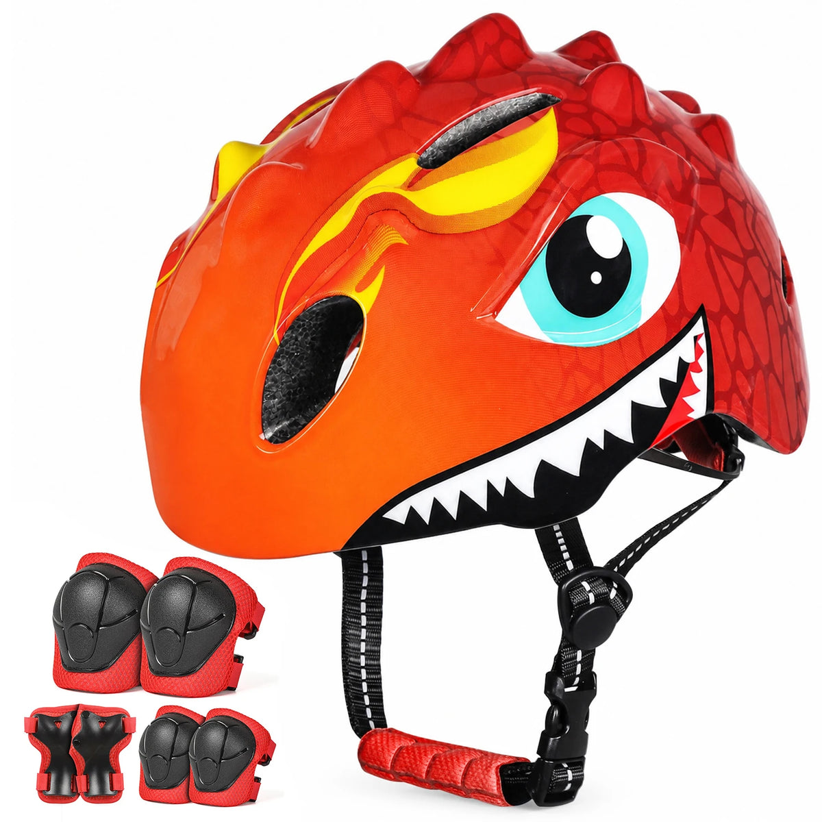 VICTGOAL Kids Bike Helmet and Protective Gear Set