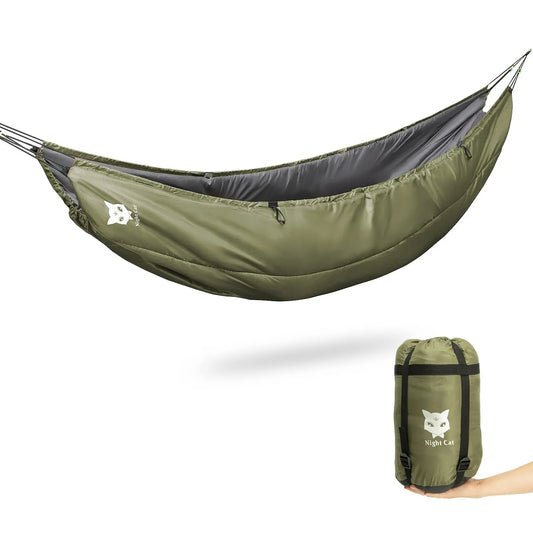 Lightweight Cotton Fill Hammock Underquilt for Camping