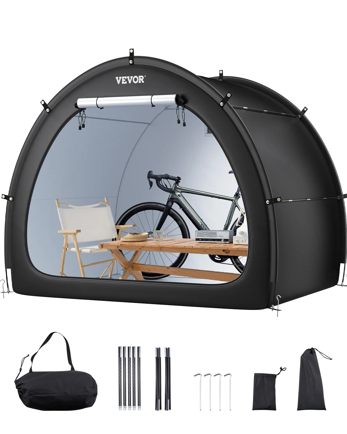 SucceBuy Waterproof Outdoor Bike Storage Tent