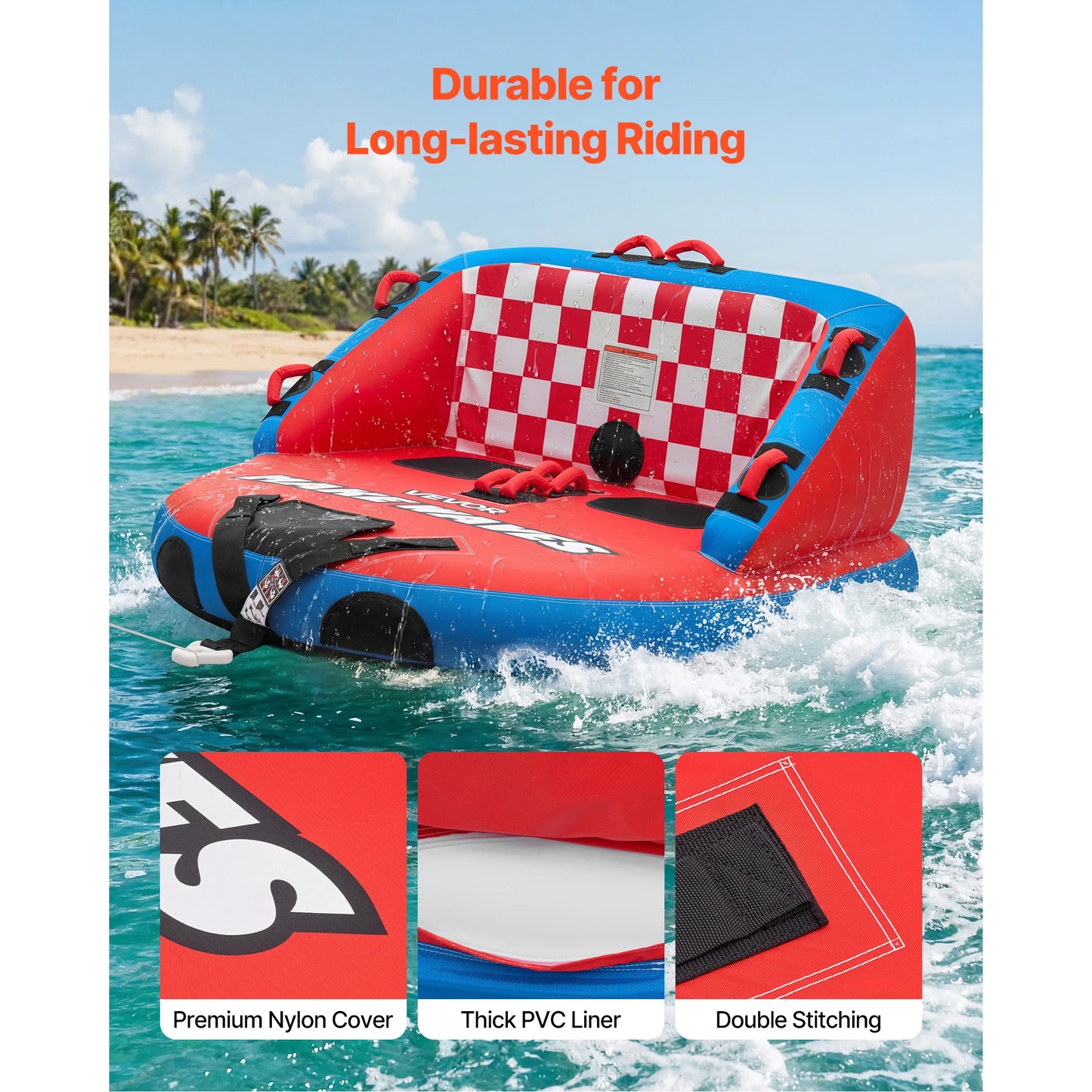 SucceBuy Towable Tubes For Boating Water Sports