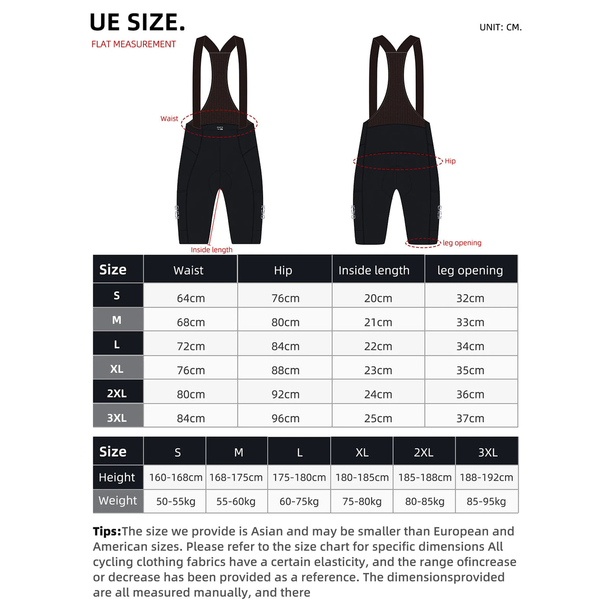 Cheji Men's Cycling Bib Shorts For Durable Performance
