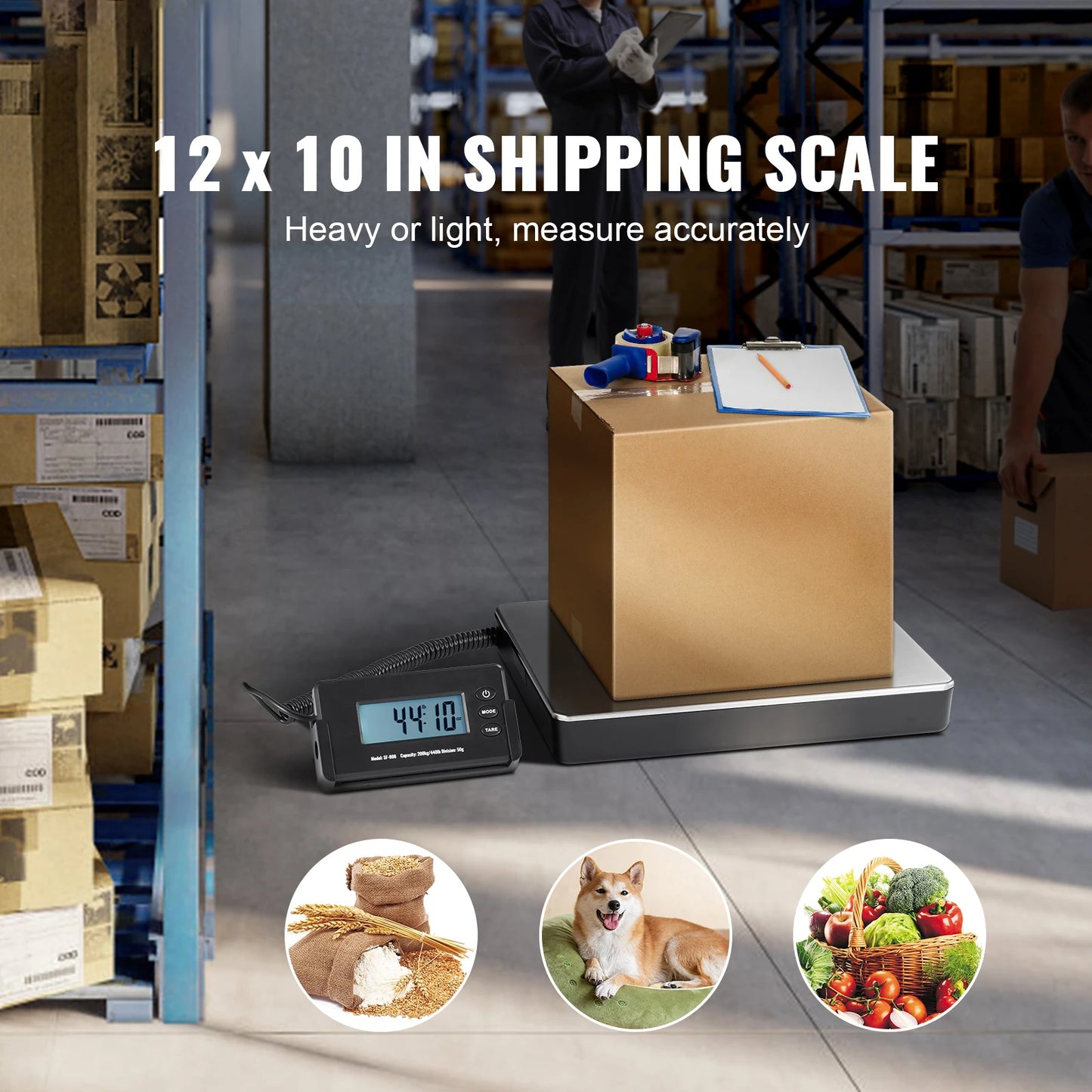 SucceBuy Digital Shipping Scale With Tare Function