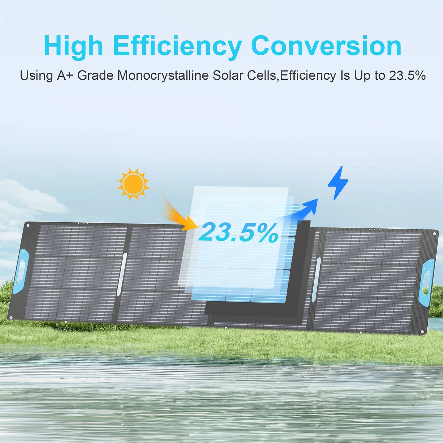 E-Powo 220W Foldable Solar Panel For Power Stations