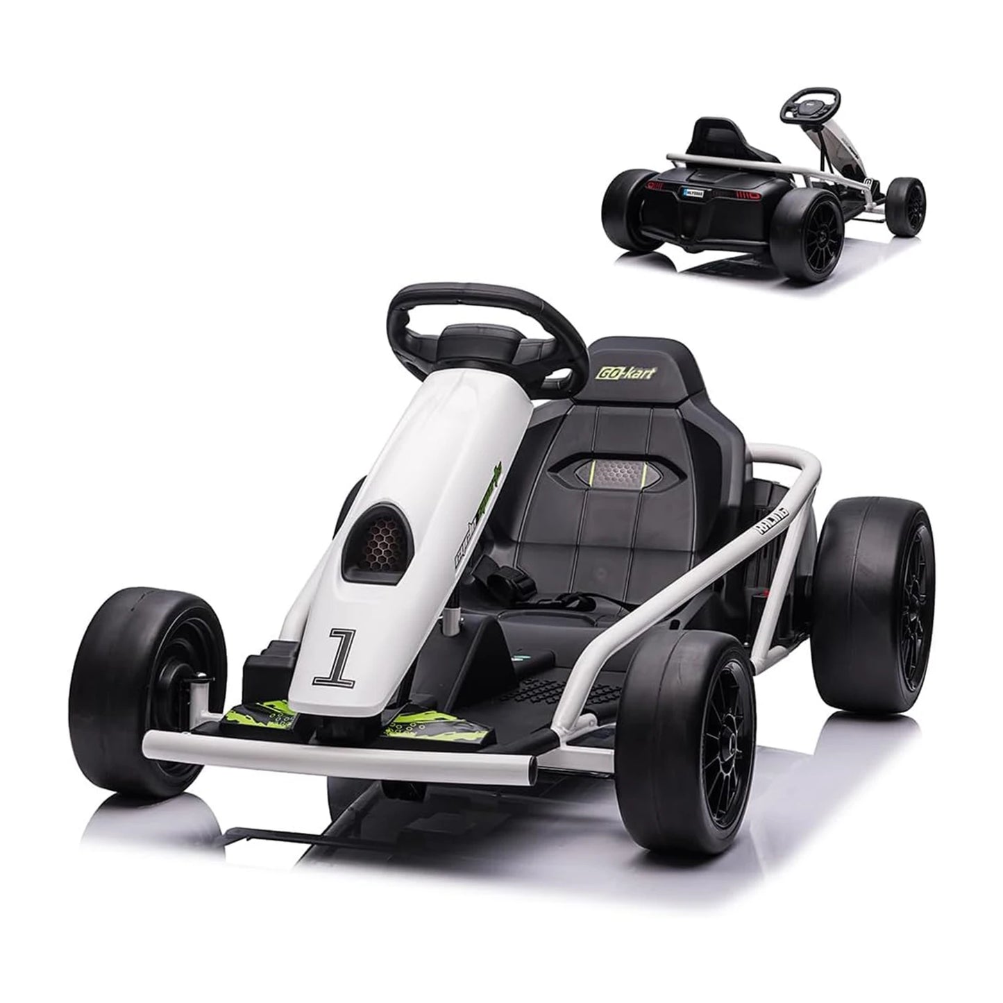 Kids Electric Go Kart 24V Racing Car Metal