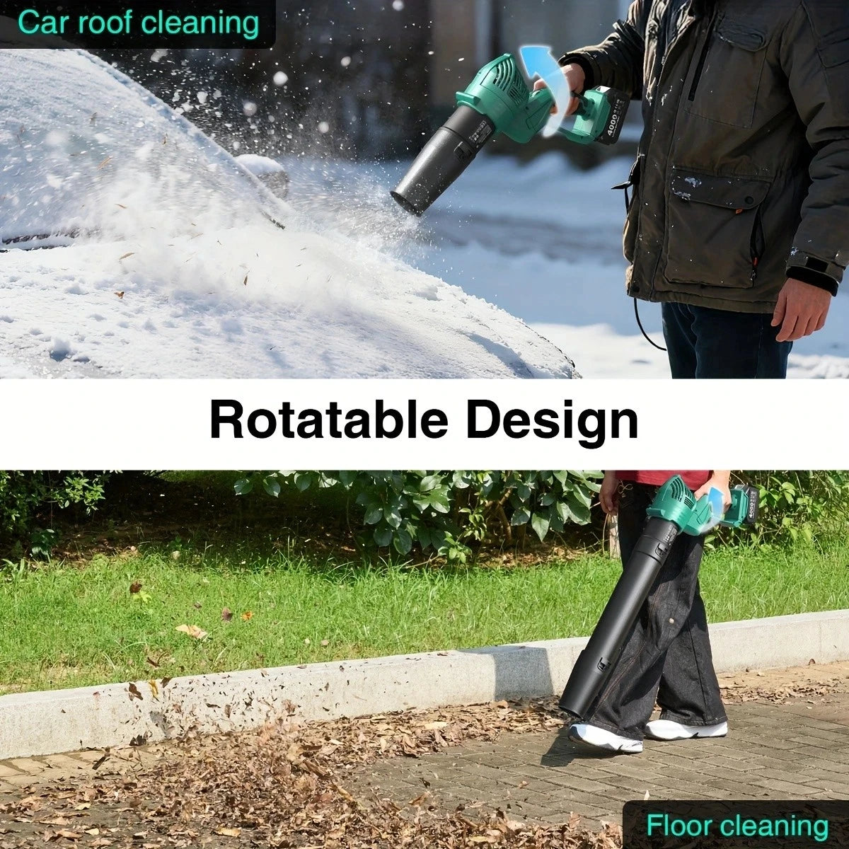 Taskstar 21V Cordless Leaf Blower With Swivel