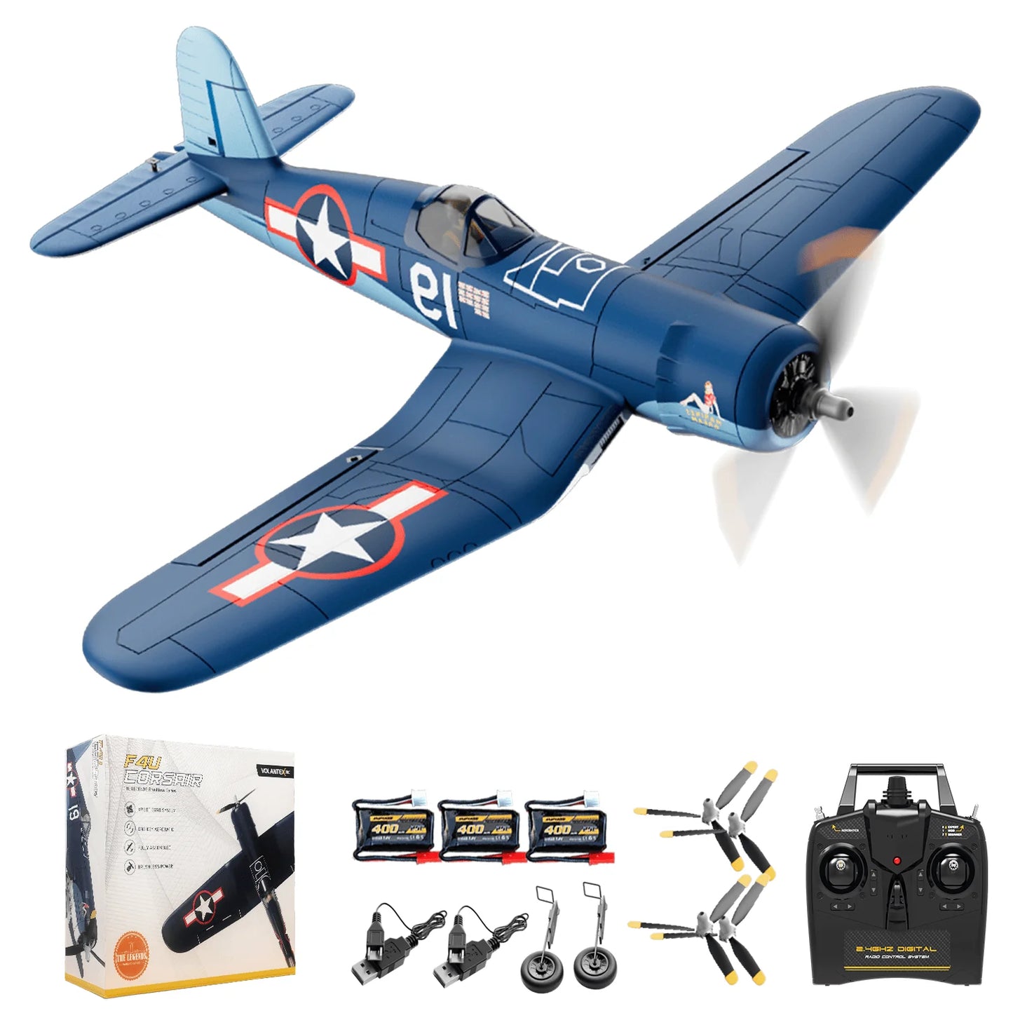 Volantexrc 500Mm Brushless F4u Corsair Rc Plane