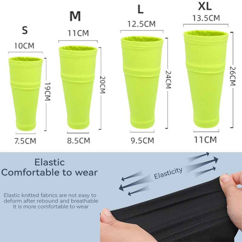 Soccer Shin Guards Football Protectors Pads Adult Kids Shinguards Light Sock Insert Board Boy Training Legging Protective Gear