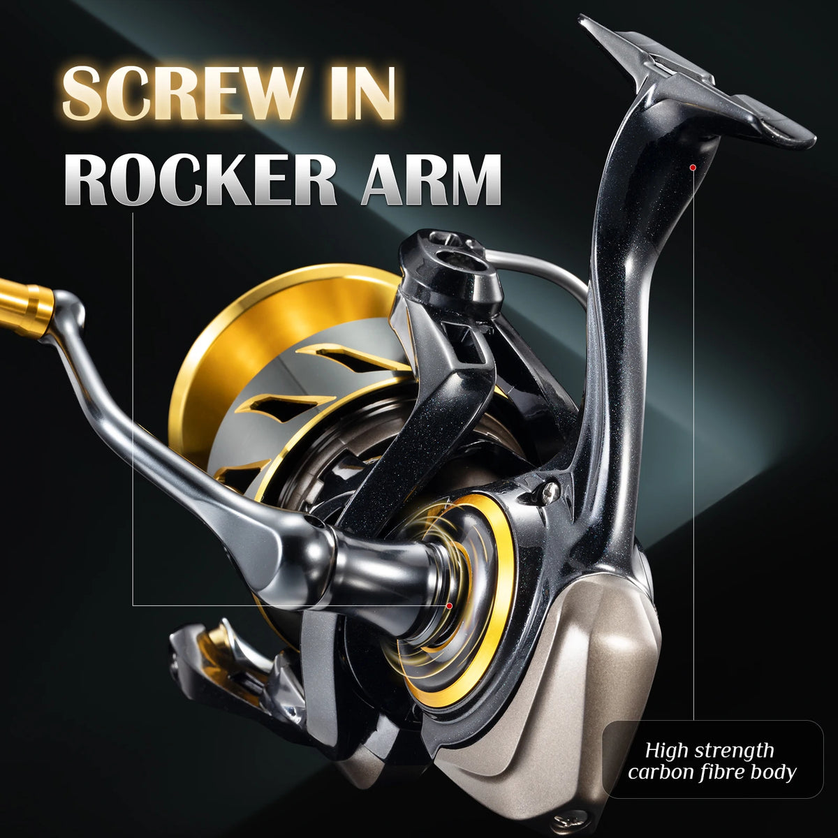 Rooblinos Saltwater Spinning Reel for Surf Fishing