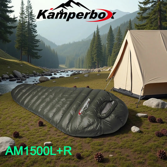 Kamperbox Winter Duck Down Sleeping Bag For Camping