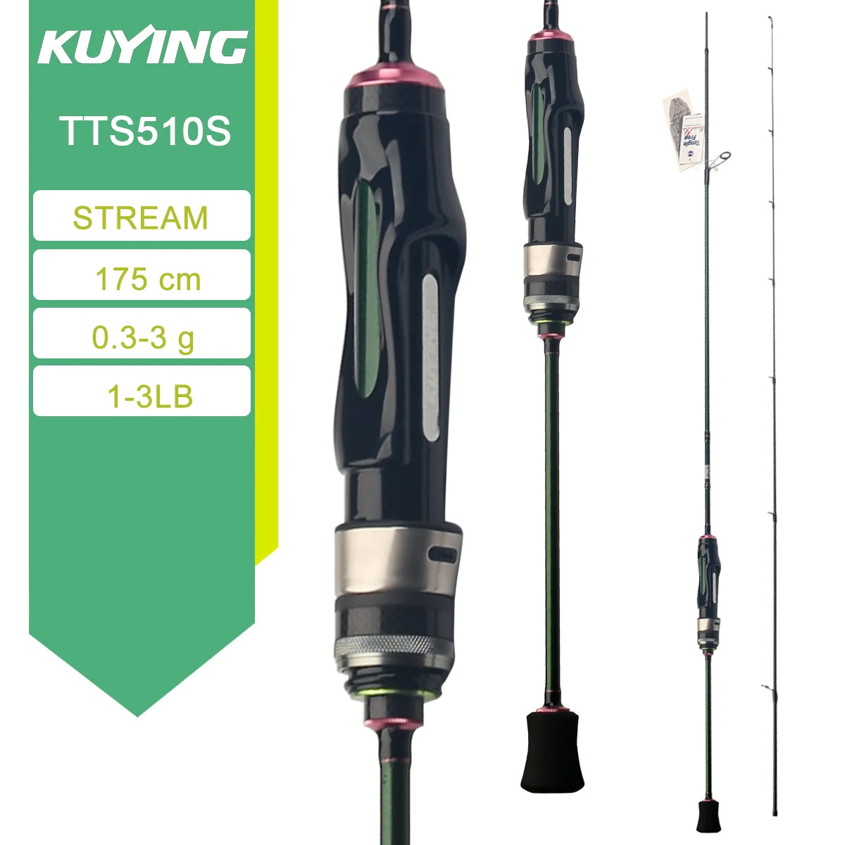Kuying Teton Carbon Fishing Rod for Spinning and Casting