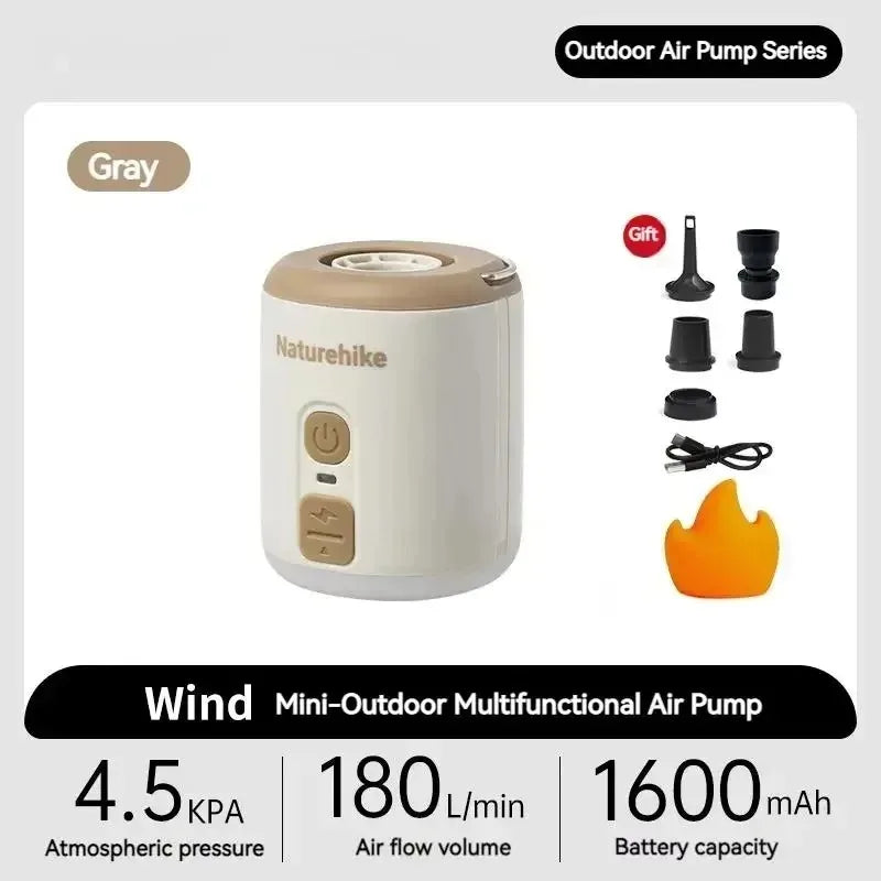 Naturehike Mini Portable Electric Air Pump For Camping