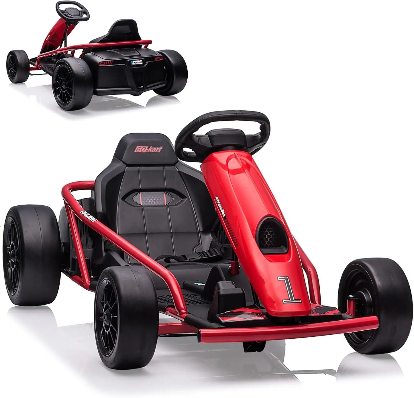 Kids Electric Go Kart 24V Racing Car Metal
