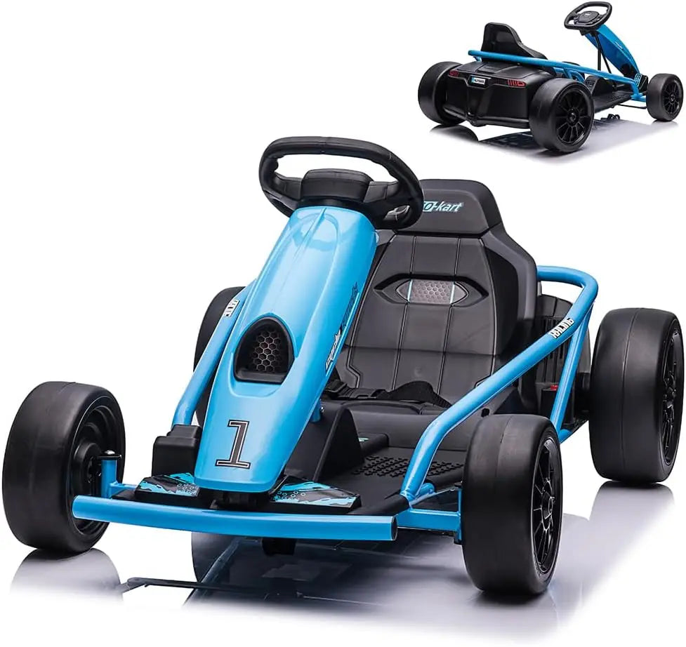 Kids Electric Go Kart 24V Racing Car Metal