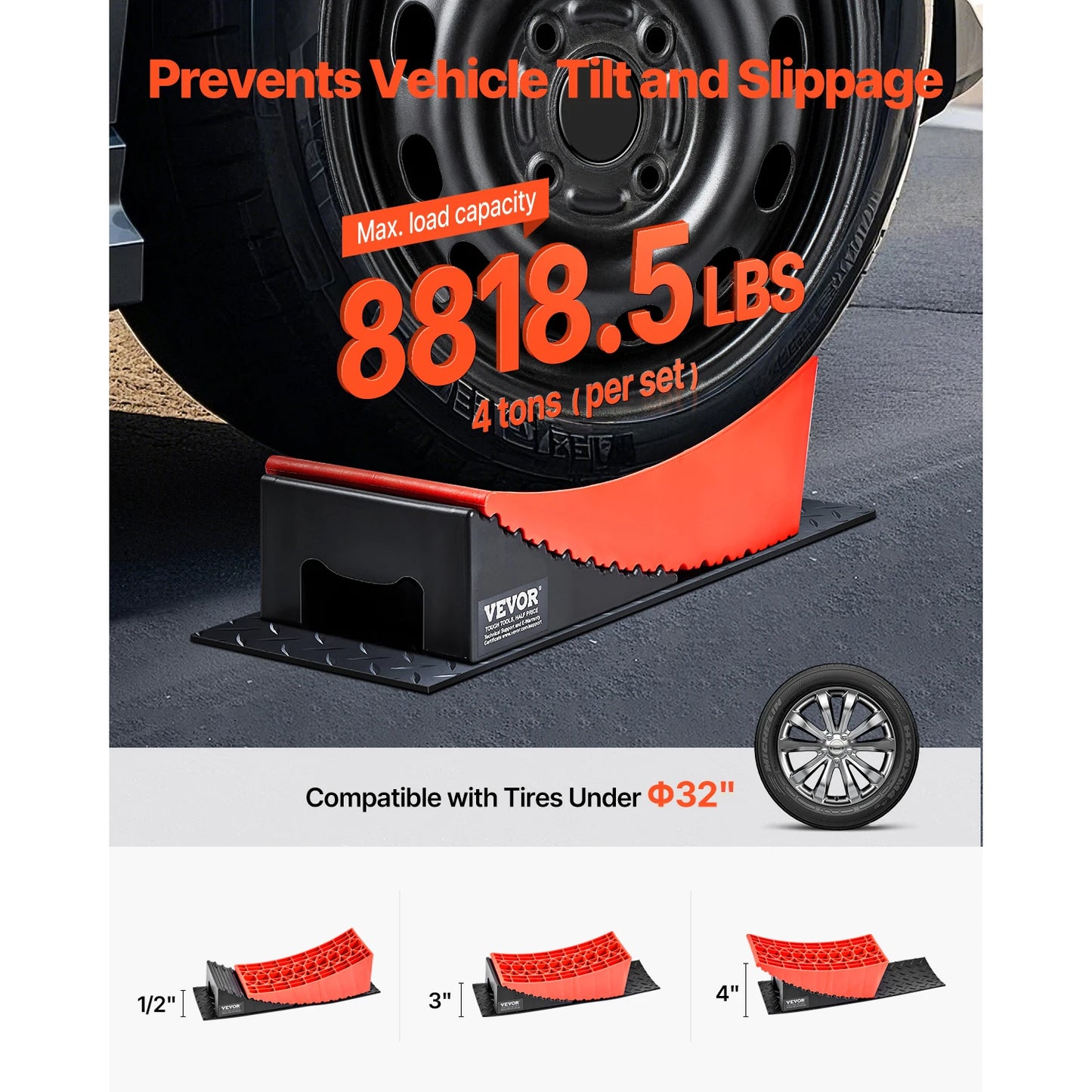 SucceBuy RV Camper Leveler Kit With Anti Slip Mat