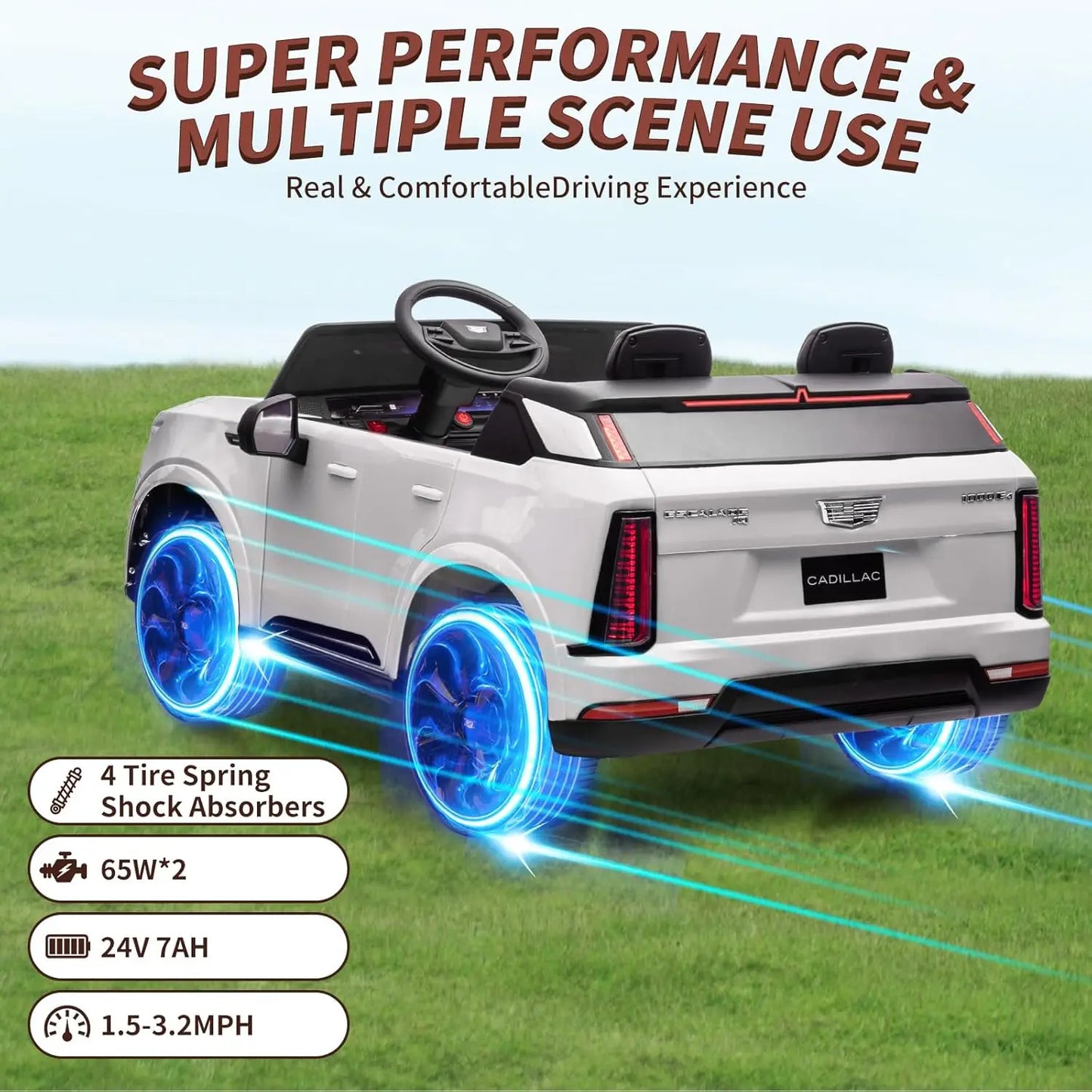 24V Electric Ride On Car With Led Lights