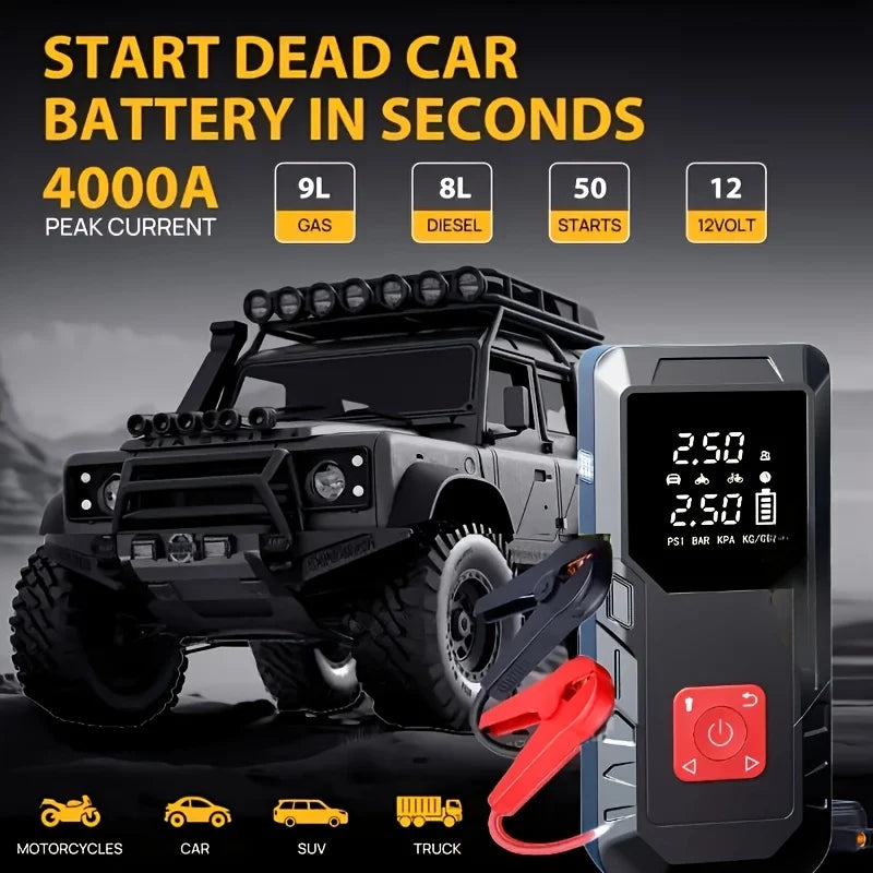 Seven In One Portable Car Jump Starter