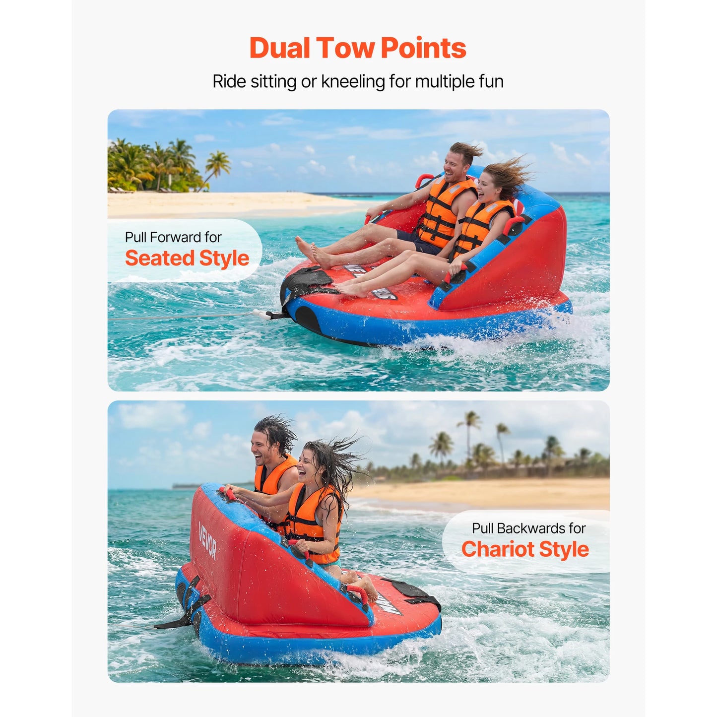 SucceBuy Towable Tubes For Boating Water Sports