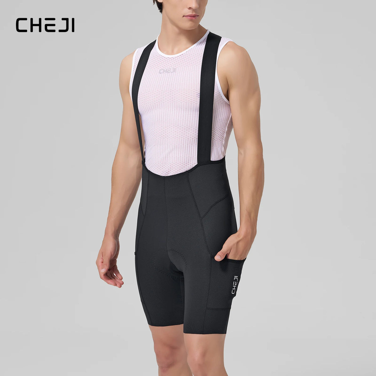 Cheji Men's Cycling Bib Shorts For Durable Performance
