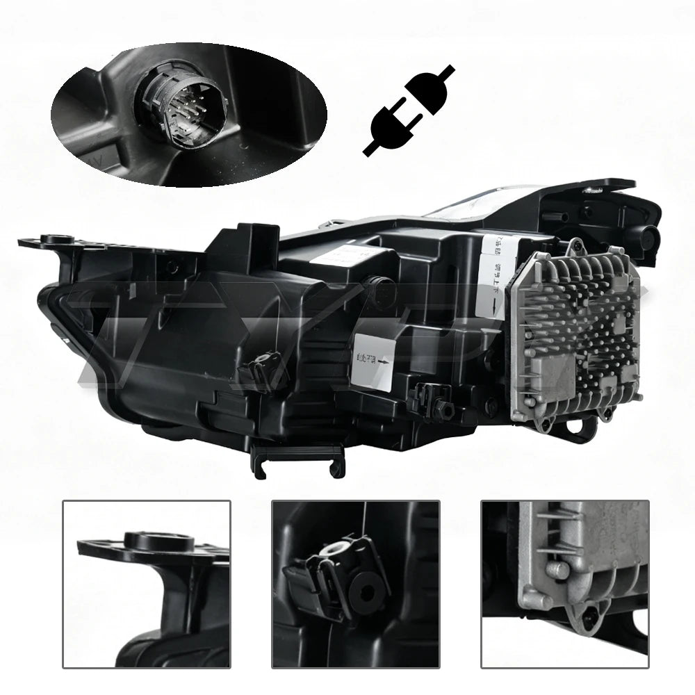 TYPY 2 PCS Car Accessories Car lights For Maserati Ghibli Headlights 2014-2019 Upgraded 2023 LED Headlamps Dynamic Turn Signal Lamp Brake DRL
