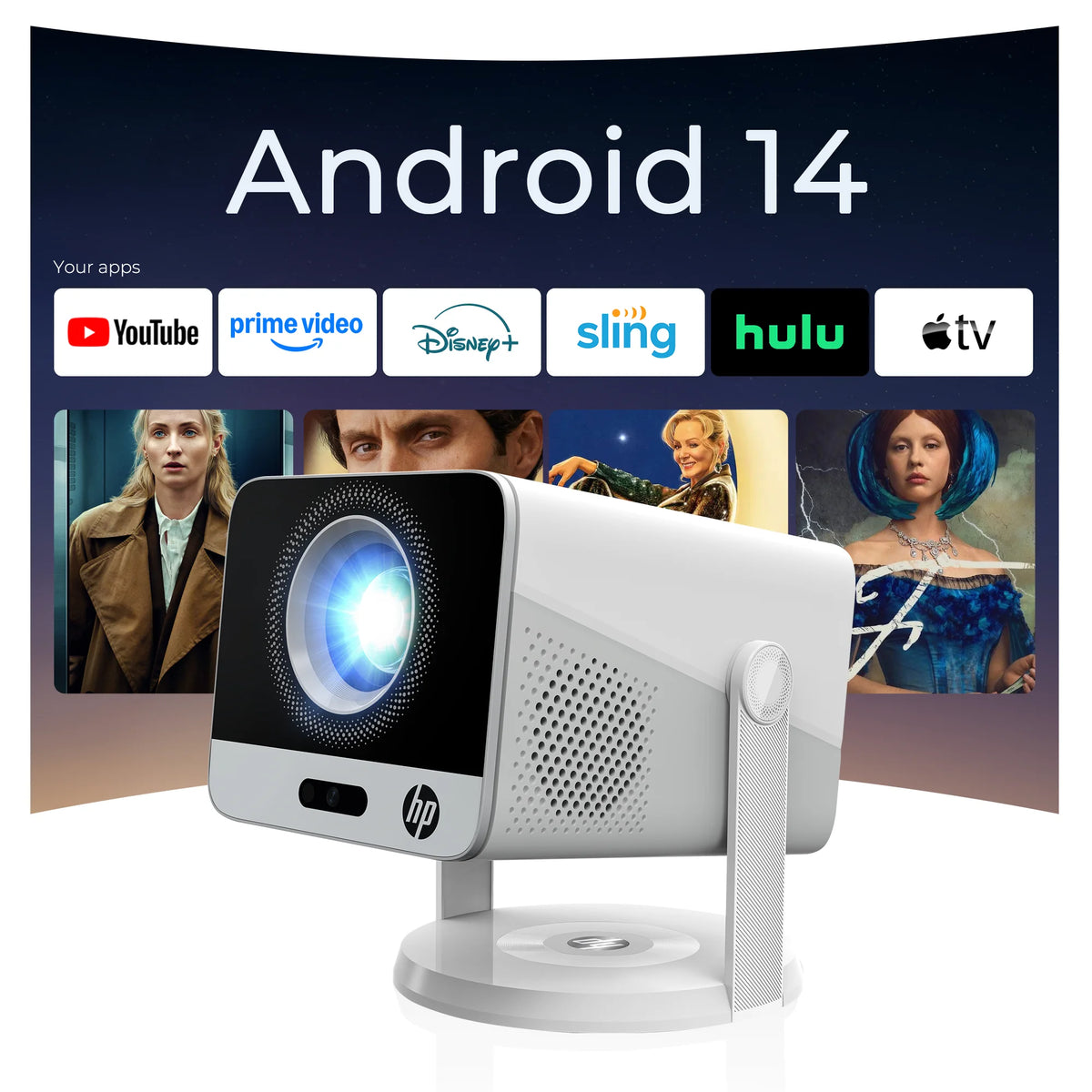 HP MC425 FHD Projector For Home Cinema