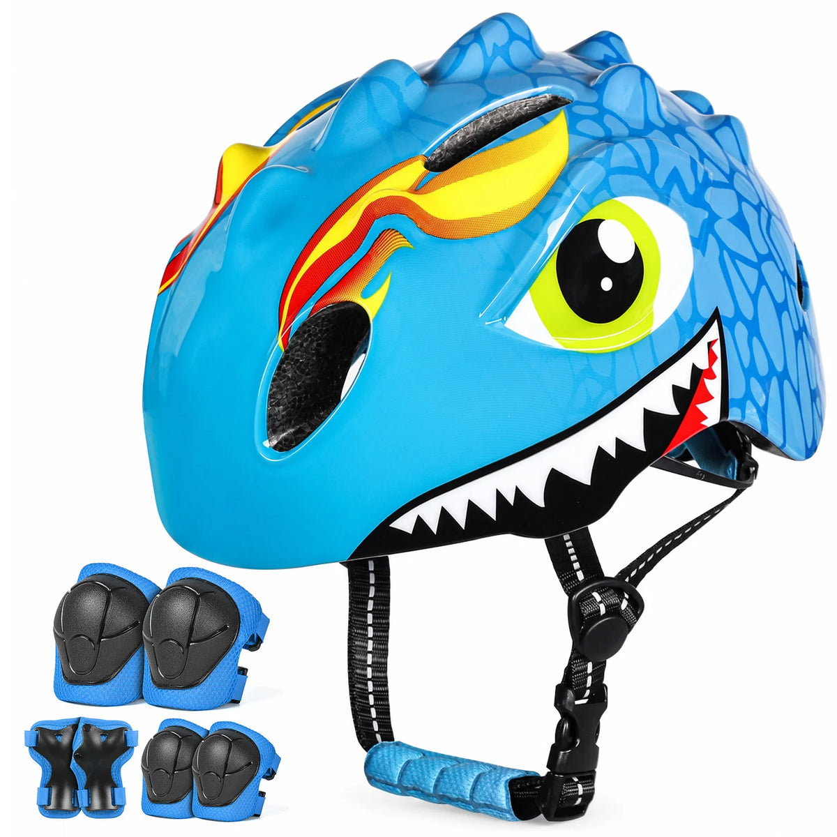VICTGOAL Kids Bike Helmet and Protective Gear Set