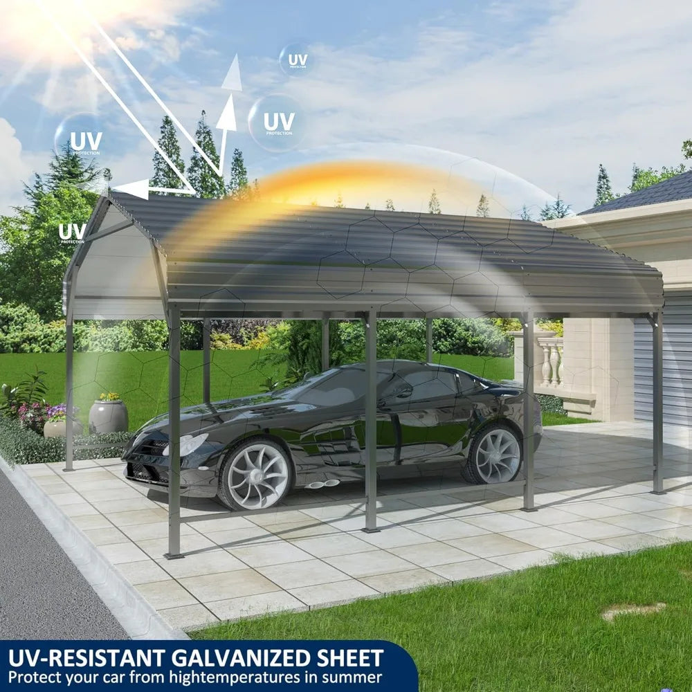 Heavy Duty Galvanized Metal Carport Shelter