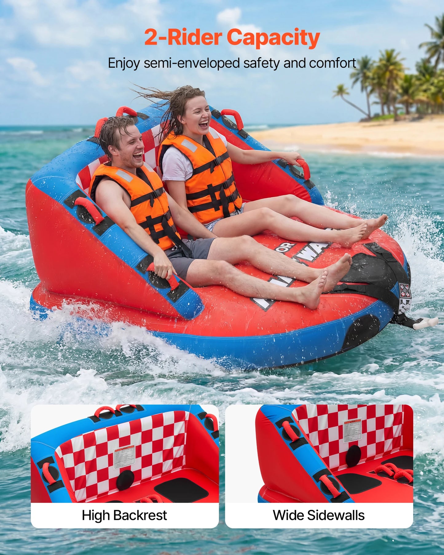 SucceBuy Towable Tubes For Boating Water Sports